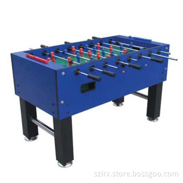 blue  soccer table